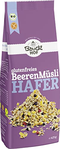 Bauckhof Hafer-Müsli mit Beeren, glutenfrei (425 g) - Bio