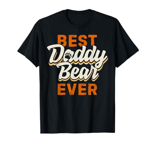 Gay Daddy Bear Orgullo Gay Oso Retro Diseño Camiseta