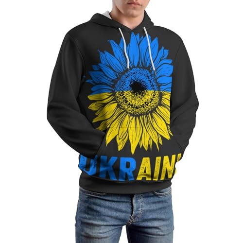 Pull fleur ukrainienne UMENG, le sweat confortable contre le froid en taille S