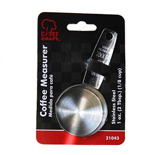Chef Craft Select Coffee Measurer, 4 Inch 2 Tbsp, Stainless Steel #TOP1