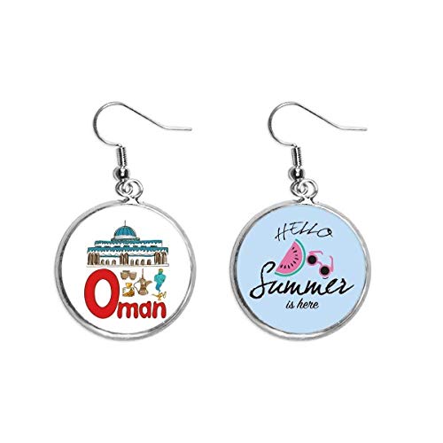 Pendientes de sandía de Omán ideales para lucir en tus looks de verano