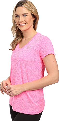 Image of Under Armour Womens Tech V-Neck Twist Short-Sleeve T-Shirt