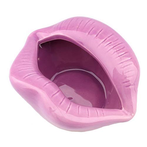 Kepfire Européen Mignon Violet Lèvres Cendriers Créatif Personnalité Céramique Cigarette Cendrier Maison Étude Bureau Café Table Décoration Cover