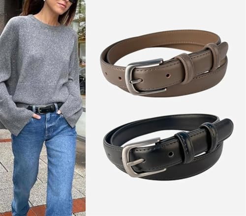 Women Genuine Leather Pin Buckle Belt Simple Fashion Belts For Dresses/Jeans3