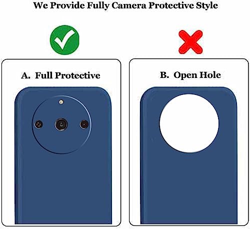 Image of A rtistque Liquid Silicone Back Cover Case for Realme Narzo 60 5G Shockproof TPU Soft Flexible with Camera Protection - Blue