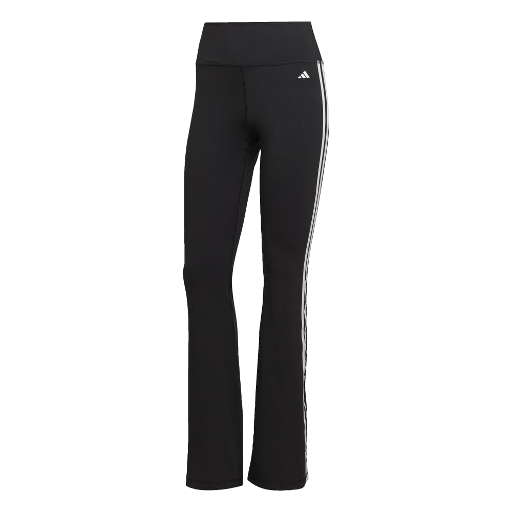 Adidas Women's Black Training Essentials Flared Leggings, M