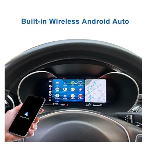Panel LCD de coche de 12,3'' para GLC W205 con sistema operativo Linux 4
