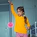 TOYMYTOY 5 stücke Leuchtende Kugel Ball Glühende Igel Elastizität Flash-Haar Ball Kinder Lustige Spielzeug (Gelegentliche Farbe)