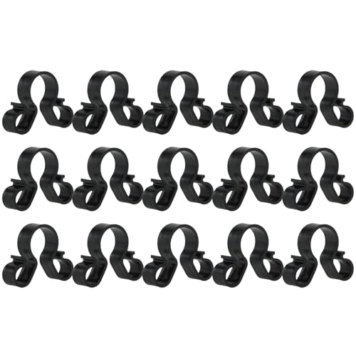 Bengala para botella de champán, clips de seguridad para velas de botella de vino, juego de 15 soportes antideslizantes funcionales para fiestas, aniversarios, cumpleaños, clubes, hogar