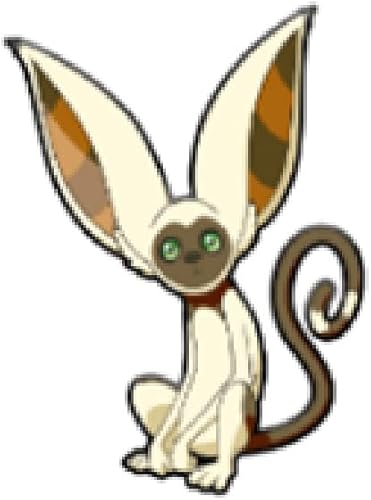 Avatar MOMO PIN con licencia oficial de Nickelodeons Animated Television Series Avatar Momo Pin de solapa esmaltado