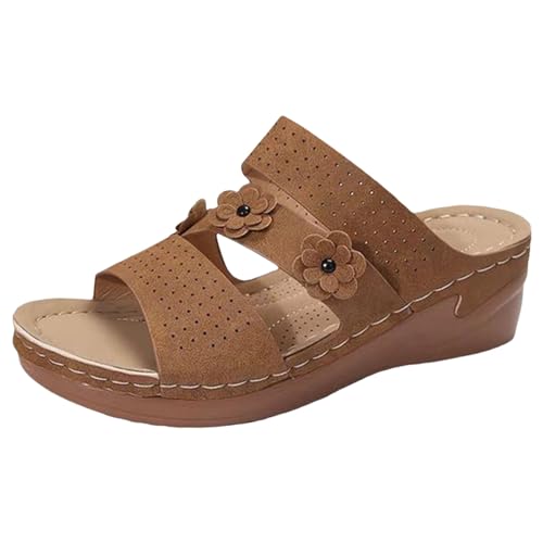 Sandales pour femmes mules plates et légères de douche