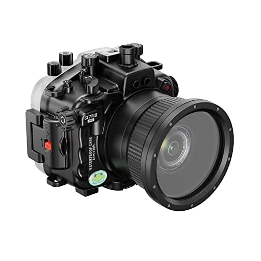 130 Feet/40 Meter Unterwasser Kamera Gehäuse wasserdichtes Gehäuse für Sony A7R III