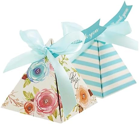 Boîtes De Faveur En Papier Avec Ruban Coffret Cadeau Vide Avec