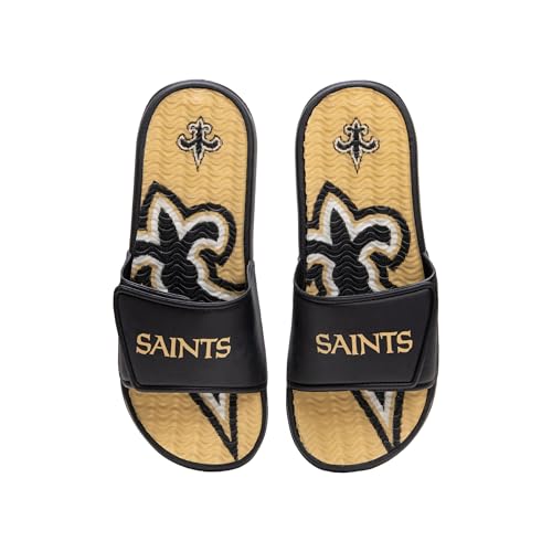 Image of FOCO Men's NFL Team Logo Sport Shower Foam Slide Flip Flop Sandals
