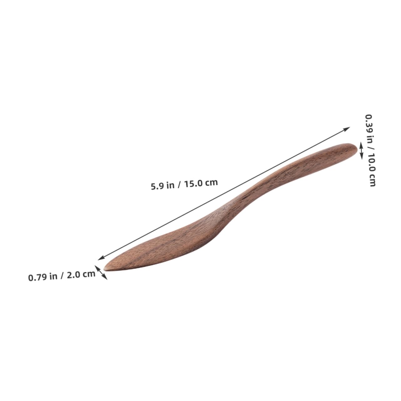 OFFSCH Butter Knife Spreader Stick Spatula Natural Wood for Cold Butter Jam Jelly Honey Cheese