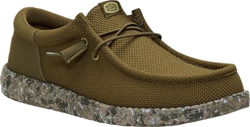 Image of HEYDUDE Men's Wally Funk Mesh Field Camo Slip On Shoe | Mesh Casual Loafers | Lightweight Travel Ready Fit