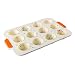 Yardwe Silikonowa forma do pieczenia babeczek 12 szczelin nieprzywierająca silikonowa foremka do muffinek forma do pieczenia forma do pieczenia kuchnia naczynia do pieczenia zmywarka do mikrofalówki