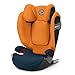 Cybex Gold - Silla de coche Solution S-Fix, para coches con y sin Isofix, Grupo 2/3 (15-36 kg), Desde los 3 hasta los 12 años aprox., Azul (Tropical Blue)