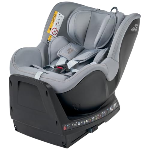 【ADACにて高い評価チャイルドシート】Britax Romer DUALFIX PLUS THERMO e LIGHT GREY【高い通気性と速乾性】 ブリタックスレーマー デュアルフィックス プラス （サーモイー ライトグレイ） 【新生児〜4歳頃】ISOFIX固定 ３６０°回転 R129（i-Size）最新安全基準（保証付き）BRX5301077