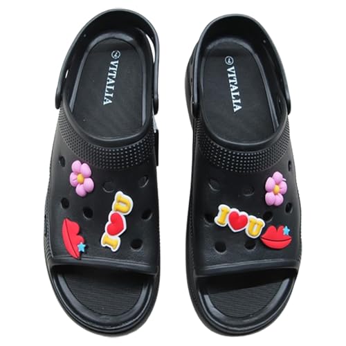 VITALIA Women Slide Sandle Fashion Slippers With Straps