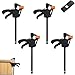 Serre-Joint Pince à Barre à Cliquet Pinces de Serrage à Cliquet Clip Pince de Serrage à Cliquet Gadget Outil Main Rapide à Cliquet à Libération Kit d'outils de menuiserie en Bois et Faciles 4PCS