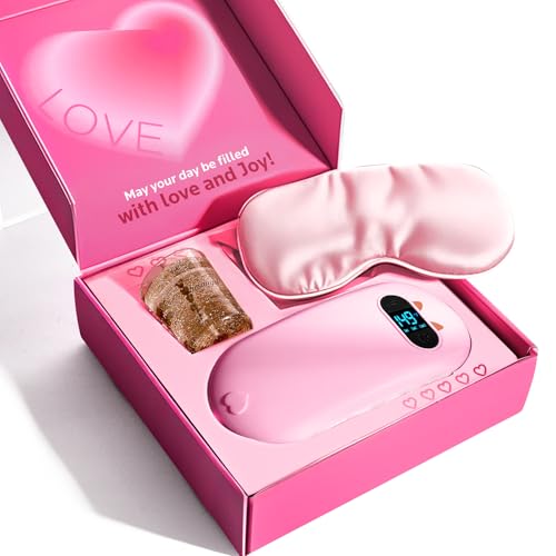 Image of Portable Cordless Heating Pad, Heating Pads for Period Cramps, Back Pain with 6 Heat Levels 6 Massage Modes, Gift Set for Women