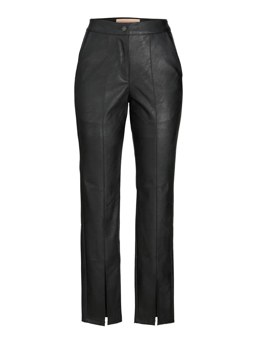 JJXX Damen Hose Jxstella Slim Hw Faux Leather Pant Sn