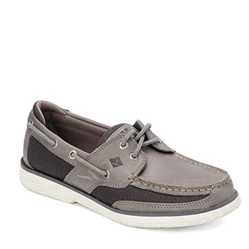 Men's Sperry, Surveyor 2-Eye Boat Shoe Gray 11.5 M