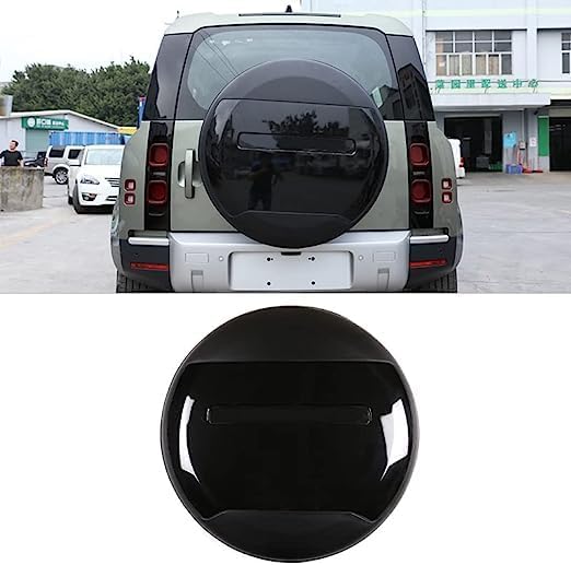 ZENCIX Cubierta Rueda Repuesto para Coche, para Land Rover Defender 90110130, Protector De Rueda Repuesto De Coche ABS, Impermeable, A Prueba De Polvo, Cubierta Rueda Elástica,B