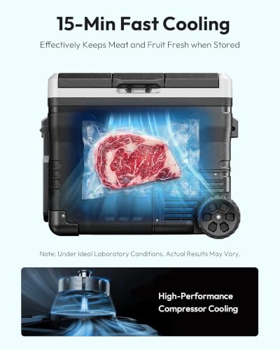 EUHOMY 53QT Portable Freezer for Car