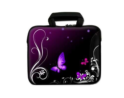 Housse ordinateur portable 15.4 pouces pochette néoprène notebook avec compartiment extra
