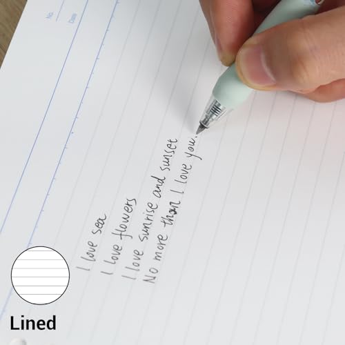 Kokuyo Campus Loose Leaf Paper for Binders, Sarasara Smooth Writing, B5, B 6mm Ruled, 26 Holes, 36 Lines, 100 Sheets, pH Neutral, Bleed Resistant, 75gsm, Pack of 5 (NO-836BN) by KOKUYO - Image 3