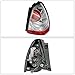 Tyrigion Set of 2 Left and Right Side Halogen Tail Light W/o Bulbs For 2006 2007 2008 Subaru Forester XT Limited 84201SA160 84201SA170