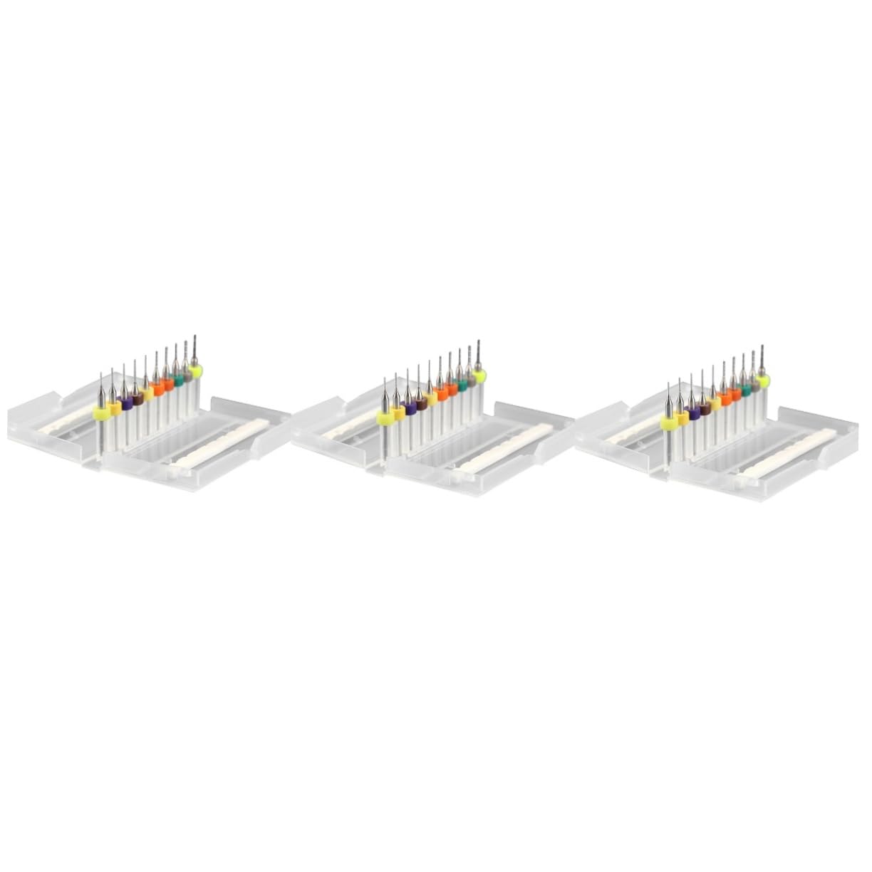 Housoutil Set Di 30 Punte Per Trapano Per Circuiti Stampati 2 1 Mm-3 0 Mm Robuste E Precise.