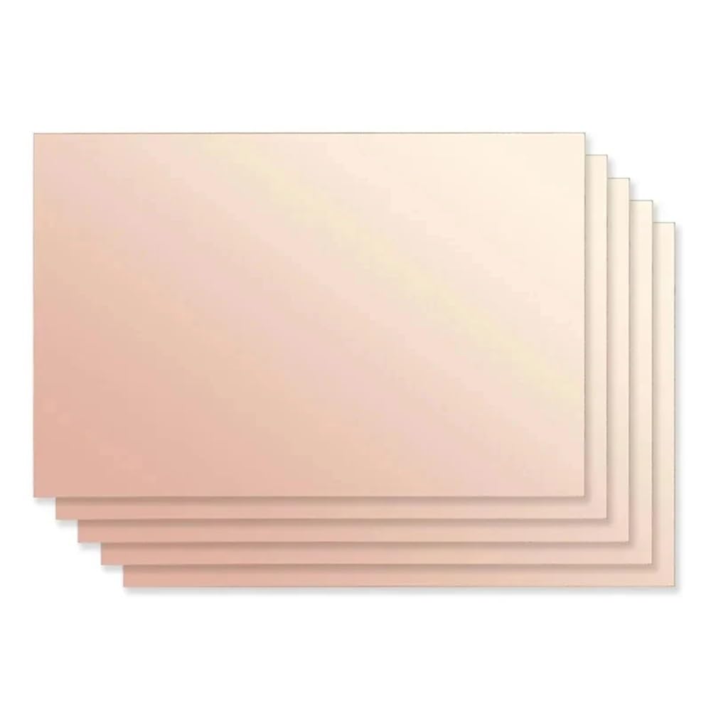 Placa de circuito PCB Placa laminada de PCB doble cara FR-4 10 piezas, 5 x 7/7 10/20 30 cm, revestida cobre, placa circuito impreso DIY(12x18cm)