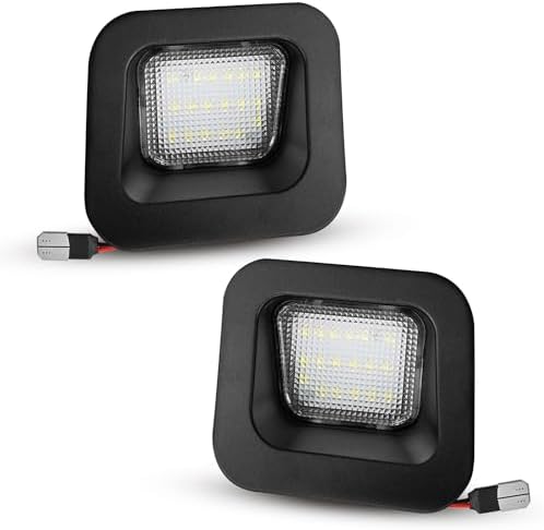 Ddr4 Ram White 2006 Dodge Ram 1500 Headlights Bestview Smoked LED License Plate Light With All-In-One Socket, Tag Light Assembly Compatible With 2003-2018 Dodge Ram 1500 2500 3500 Pickup Truck 2017 Ram - Foto 13