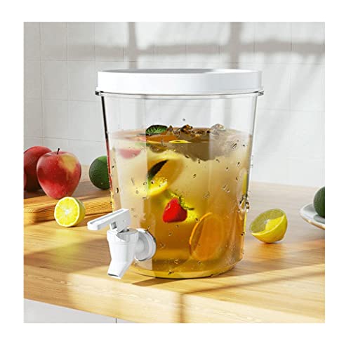 LUKERY Dispensador de Bebidas Dispensador de Bebidas de Gran Capacidad con Grifo y Tapa Dispensador de Bebidas Transparente 100% a Prueba de Fugas para Uso en Fiestas Dispensador de Agua portátil Cover