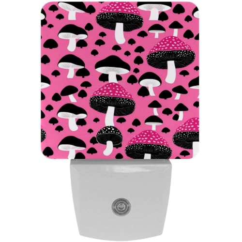 Night Lights Plug Into Wall 2 Pack, Mushroom s Night Light