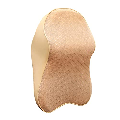 Auto Nek Reiskussens, Auto Hoofdsteun Kussen Nekpijn Verlichten Cervicale Ondersteuning Met Ademende Verwijderbare Hoes (Kleur : Zwart)