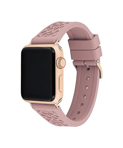 Coach Apple Watch Strap Compatible with Apple Watch 38mm 40mm 41mm 42mm 44mm and 45mm Interchangeable Band Create Your Unique Style