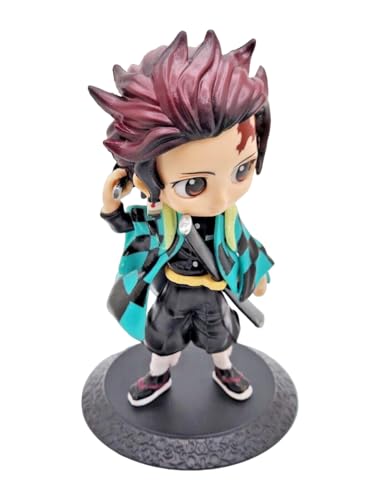 Image of Tanjiro Demon Slayer Action Figure 15 cm Anime Collectible PVC Toy with Movable Joints for Home Decor, Office Desk, Gaming Setup & Gifting | Anime Action Figure - TANJIRO