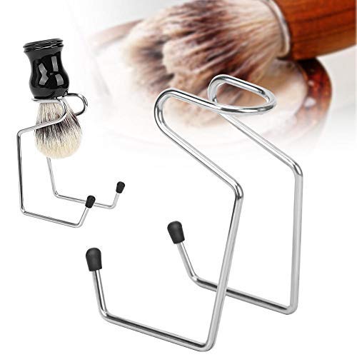 Stainless Steel Shaving Brush Stand Holder for Safety