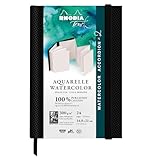 CARNET RIGIDE : Fabriqué aux Pays-Bas par SHUT, le papier aquarelle Fontaine 300 g/m², 100% coton GRAIN FIN convient à la fois aux débutants et professionnels