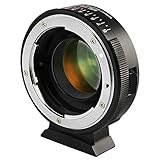 VILTROX マウントアダプター NF-M43X 0.71x スピードブースター マニュアルフォーカス Nikon G&Dレンズ→M4/3 マウント変換 パナソニックとオリンパスM43マウントカメラ適用