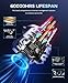 2025 10X Brightener 9005 9006 Led Bulbs Combo for Car Owners, 100000Lm HB3 HB4 for Drivers at Night, During Bad Weather, 1:1 Real Size, 100000 Hours Lifespan, 99% Fit Vehicles, Plug & Play, 4 Pack