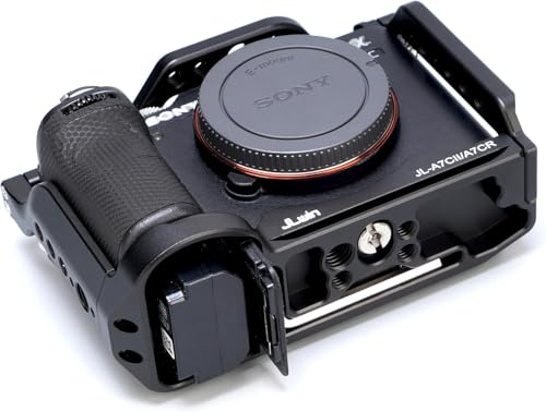 Hersmay Camera Cage for Sony a7cii /a7cr Camera, Quick Release Plate for Arca-Swiss - Image 3