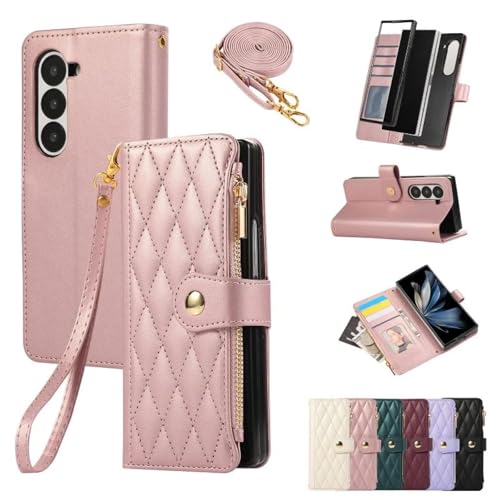 Protection antichoc Samsung Galaxy Z Fold5 rose pour éviter les chutes