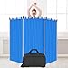 3Pcs Privacy Curtain for Dance Bag Blue Suitcase Portable Changing Room Privacy Partition Screens Dance Bag Privacy Shield Cover for Dancer Backstage Accessories Camping Dressing Room Window Shades