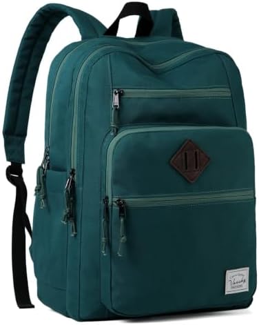 VASCHY School Backpack for Women, Unisex Bookbag Schoolbag Casual Daypack for High School/College/Teens/Travel/Work