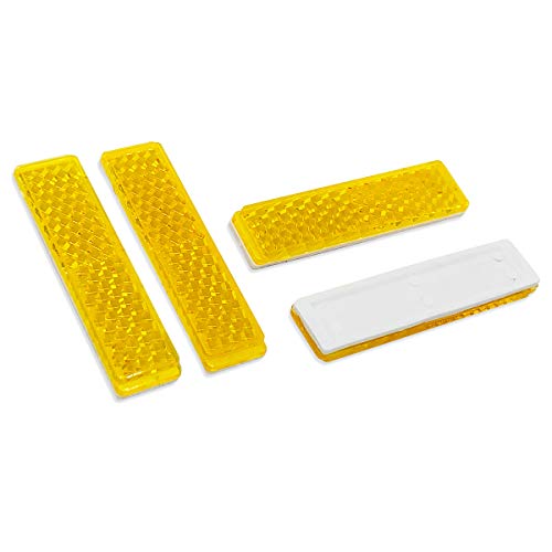 JCstarrie - Set di 4 pedali catarifrangenti per